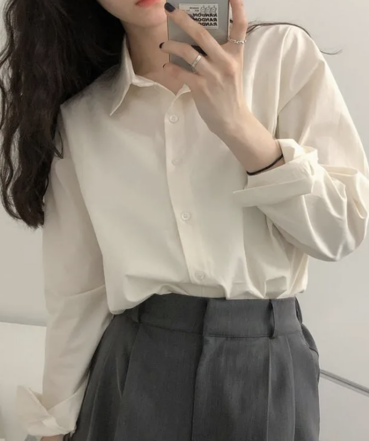 Female Formal Shirt Korean Style